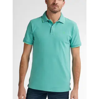 Petrol Industries Heren Polo Shirt - Korte Mouw - Katoen - Herenkleding - Groen - Maat Xxl