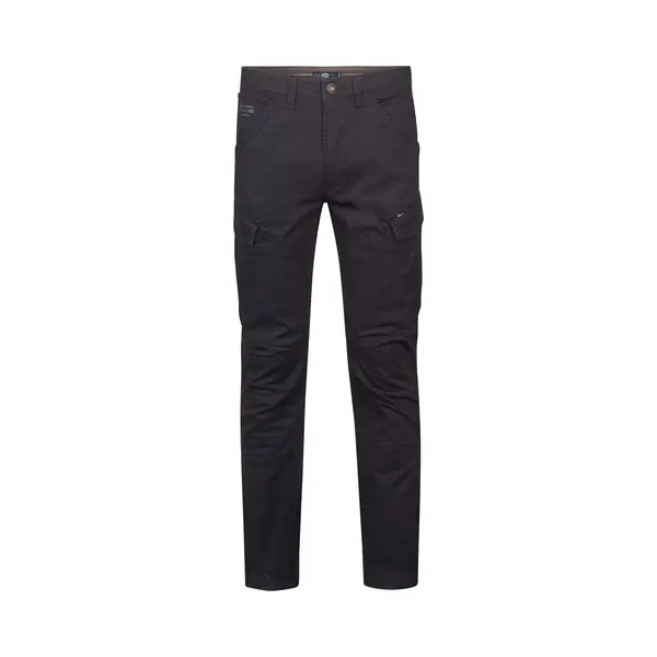 Petrol Industries Herren Cargohose Slim Fit - Lange Hose Mit Funktionale Taschen - Herrenbekleidung - Schwarz - W28L32 thumbnail