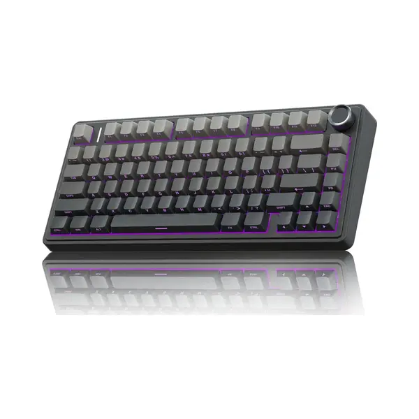 Aula F75 Pro - Draadloze Gaming Toetsenbord - Mechanisch - Zij Bedrukte Toetsen - Gasket - Hot Swap - Tri Mode - Qwerty Toetsenborden- 80 Keys - thumbnail