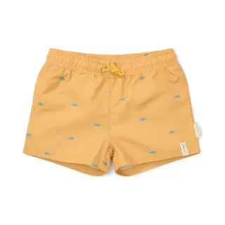 Little Dutch Zwemshort - Geel - Seashells And Stripes-74/80
