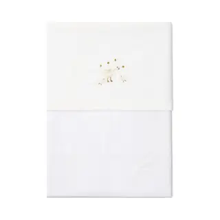 Little Dutch Ledikantlaken - Wit - Newborn Naturals - Little Goose