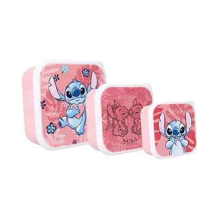 Lilo & Stitch Lunchbox Lunchset 3-in-1 Snackbox Lunchpaket Butterbrotbox