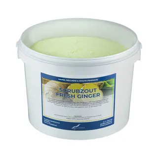Claudius Cosmetics B.V. Scrubzout Fresh Ginger - 1 Kg - Hydraterende Lichaamsscrub - Frisse Gember