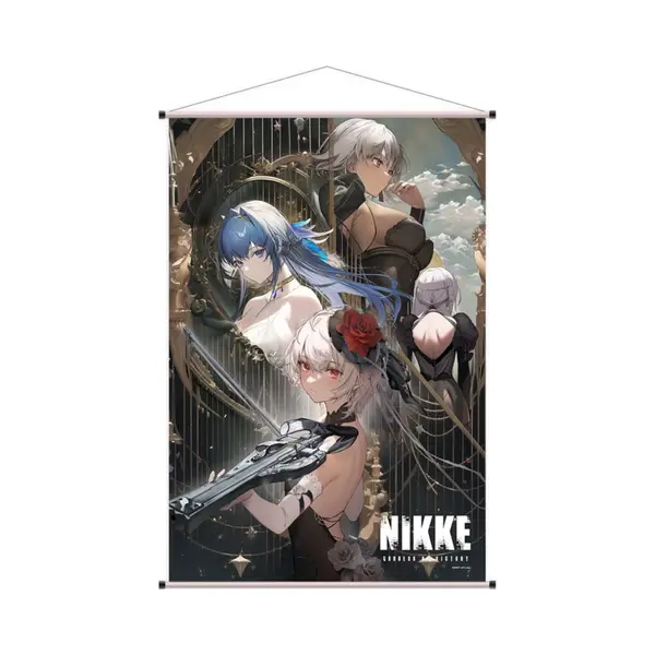 Sakami Merchandise Goddess Of Victory, Nikke Wallscroll Sugar, Helm, Julia & Modernia 60 X 90 Cm Poster & Wallscrolls thumbnail