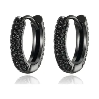 Heren Oorringen Tom Jaxon - Luxury Black