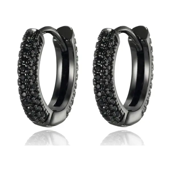 Heren Oorringen Tom Jaxon - Luxury Black thumbnail