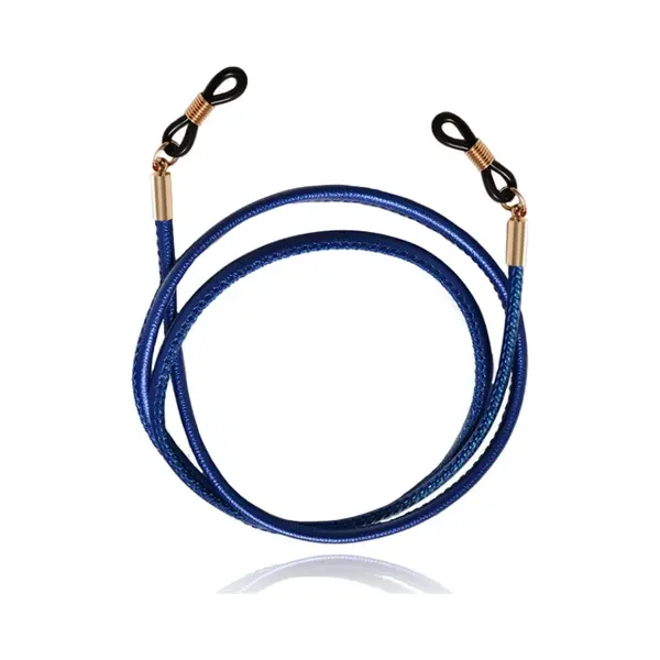 Lgt Jwls Lgt Jewels Donkerblauw Pu Leren Koord Voor Zonnebril Of Leesbril thumbnail