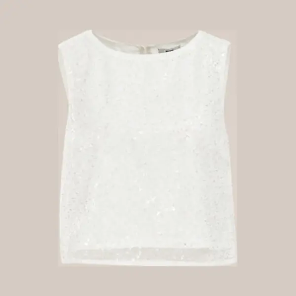 We Fashion Dames Top Met Pailletten thumbnail