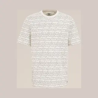 We Fashion Heren Regular Fit T-shirt Met Print
