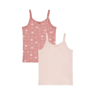 We Fashion Meisjes Singlet Met Print, 2-pack