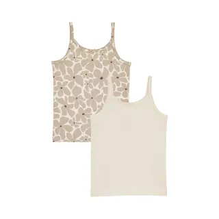 We Fashion Meisjes Singlet Met Print, 2-pack
