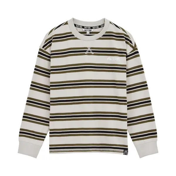 We Fashion Jongens Oversized T-shirt Met Streep thumbnail