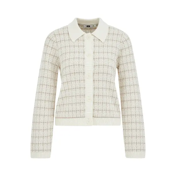 We Fashion Gebreid Vest Beige thumbnail