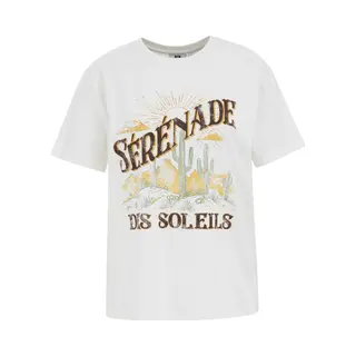 We Fashion Shirt Donkergeel / Olijfgroen / Zwart / Offwhite