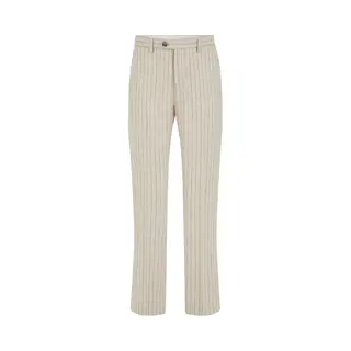 We Fashion Heren Regular Fit Pantalon Van Linnenmix
