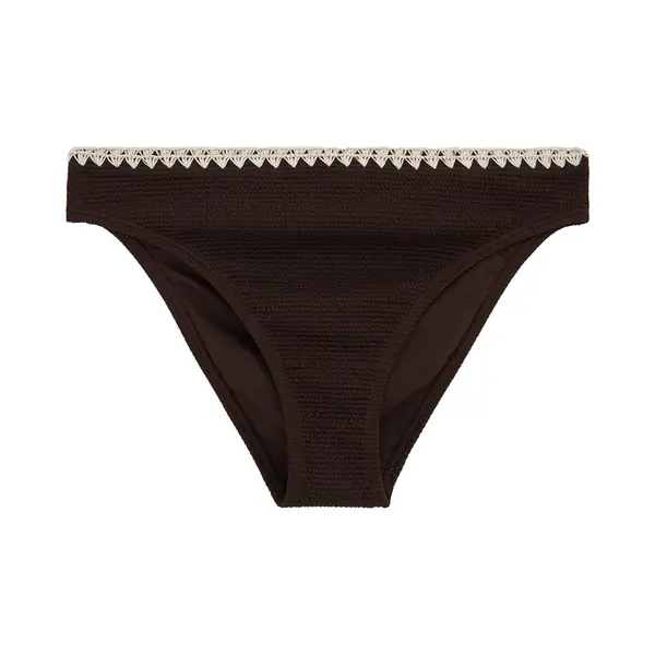 We Fashion Bikinibroek Crème / Donkerbruin thumbnail