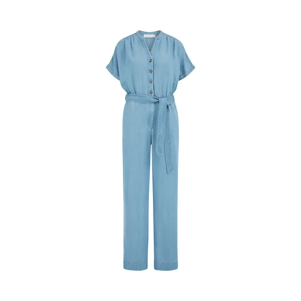 We Fashion Jumpsuit Lichtblauw thumbnail
