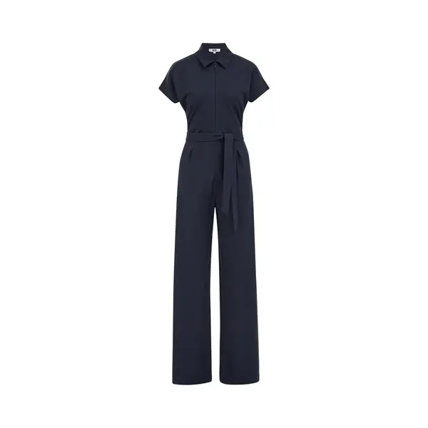 We Fashion Jumpsuit Donkerblauw thumbnail
