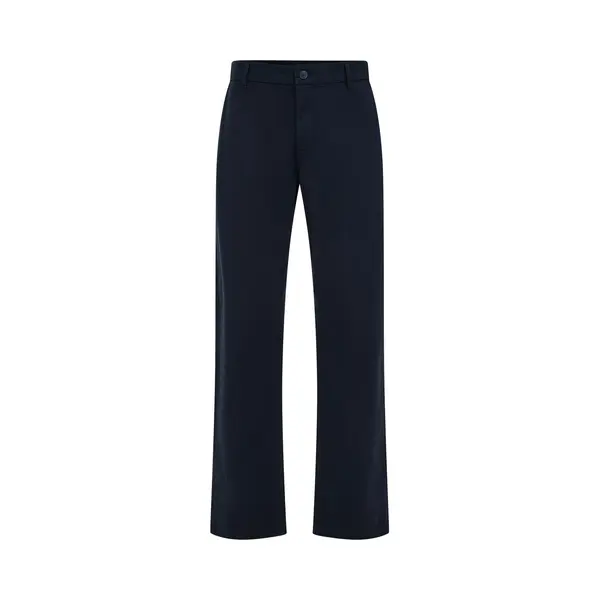 We Fashion Heren Regular Fit Broek Met Elastieke Broekband thumbnail
