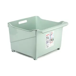 Plasticforte Opberg Trolley Container - Mintgroen - Op Wieltjes - L39 X B38 X H26 Cm - Kunststof - Opslag Box/bak - 38 Liter
