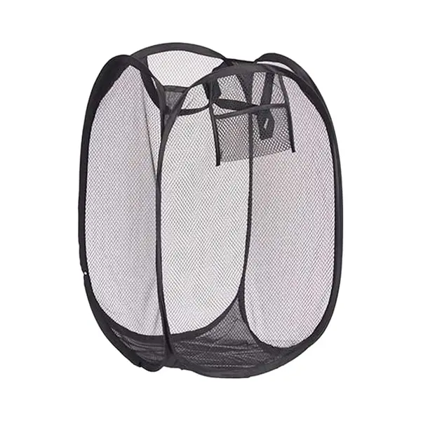 Kipit Wasmand Flexibel/opvouwbaar - Zwart - Kunststof - 33 X 33 X 58 Cm - 60 Liter thumbnail