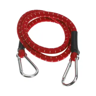 Fx Tools Bagage Spin/spanelastiek Voor Fiets/auto - Rood - 80 Cm - Elastiek Met Karabijn Haken