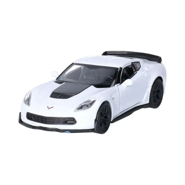 Welly Speelgoed Chevrolet Auto - Wit - Die-cast Metaal - 11 Cm - Model Corvette thumbnail