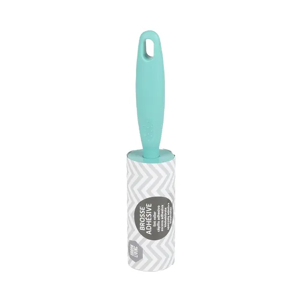 Urban Living Kledingroller - 21 Cm - Blauw - Pluisverwijderaar - 6 Extra Rollen - Kleefroller thumbnail