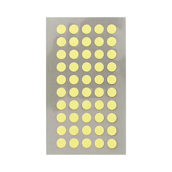 Hobby Stickers - 400x Stuks - D8 Mm - Neon Geel Ronde Stickers - Kantoor Stickers - Scrapbook - Knutselmateriaal thumbnail