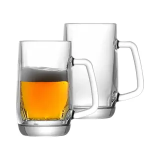 Uniglass Bierpullen Prince - 2x - 0, 5 Liter - Glas - 1ST - Bierglas - Halve Liter - Bierpul