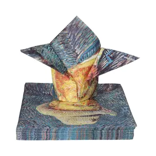 Ambiente Tafel Diner Servetten - Vincent Van Gogh - 40x Stuks - 33 X 33 Cm - Schilderijen - Kunst