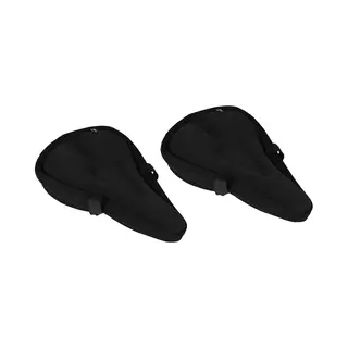 Benson Fiets Zadelhoes Zwart - 2x - Gel Zadeldek - Zadel Beschermer - Universeel
