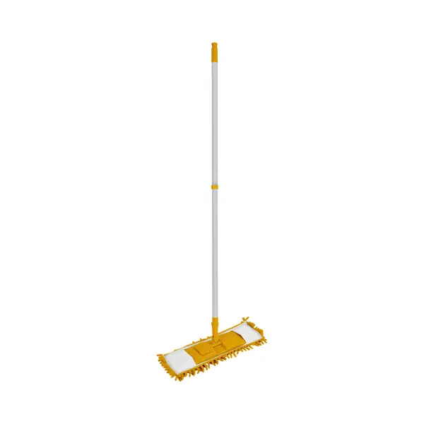 Urban Living Vloerwisser Microvezel - Met Steel - Verstelbaar - Vloertrekker - Geel - Schoonmaken - Dweilen - Met Grote Noppen thumbnail