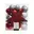 Multi, Rood, Wit, Zilverkleurig