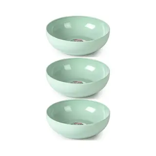 Plasticforte Kommetjes/schaaltjes - 6x - Dessert/ontbijt - Kunststof - D20 X 6 Cm - Mintgroen