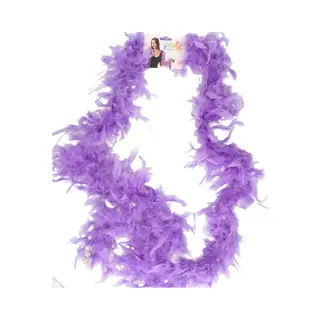 Atosa Kerst Boa - Veren - Paars - 180 Cm - 45 Gram - Kerstboomversiering - Kerstslinger - Kerstboa