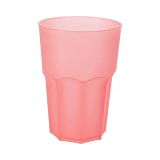 Excellent Houseware Drinkbekers - Rood - Kunststof - 480 Ml - Onbreekbare Camping En Kinder Bekers
