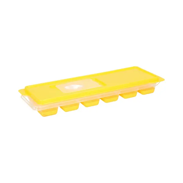 Excellent Houseware IJsklontjes - Ijsblokjes Vormpjes - 12 Vaks - Plastic - Met Afsluitdeksel thumbnail