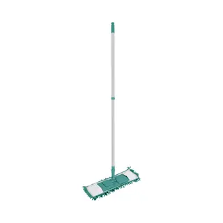 Urban Living Vloerwisser Microvezel - Met Steel - Verstelbaar - Vloertrekker - Groen - Schoonmaken - Dweilen - Met Grote Noppen