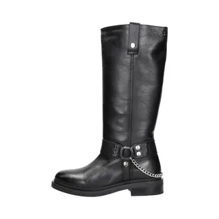 Lazamani - Leslie Dames Laarzen Leer Black - Maat 40