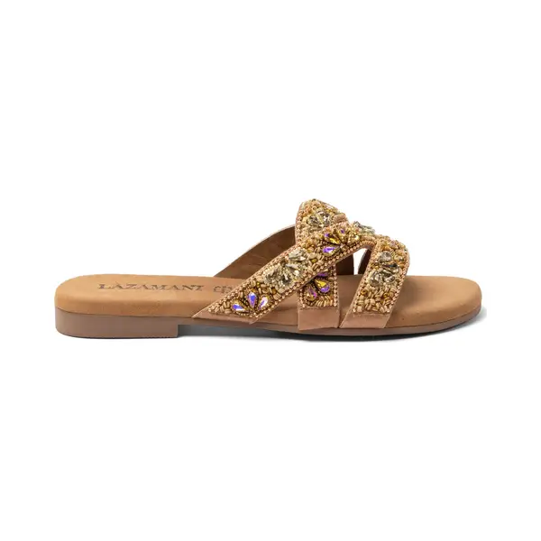 Lazamani - Maud Dames Slippers Beige - Maat 36 thumbnail