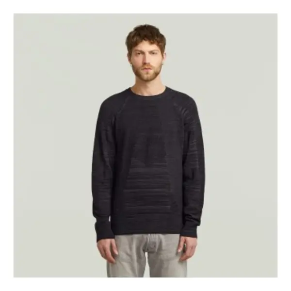 G-Star For Man. D26777-C259-7242 3D Biker Ribbed Sweatshirt Black (M), Casual, Acrylic, Organic Cotton, Sustainable thumbnail