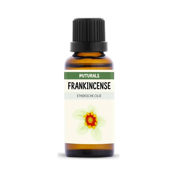 Puturals Frankincense Olie 100% Biologisch - 30ml - Puur En Vegan - Frankincense Etherische Olie Voor Huid, Haar En Aromatherapie thumbnail