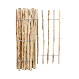 Tuintoppers Schapenhek Rol Hazelaarhout 500 X 100 Cm - Latafstand 7 - 8 Cm