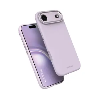 Decoded Siliconen Hoesje Geschikt Voor IPhone 17 Air - Premium Soft-Touch Materiaal - Antibacteriële Coating - Geschikt Voor MagSafe - Lavender Paars