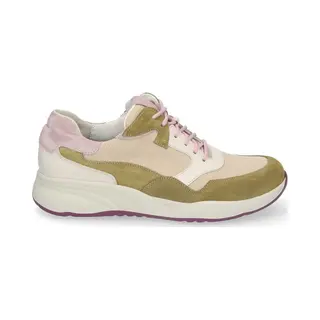 Durea Suède Groene Dames Sneakers - Fleur