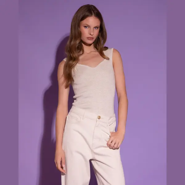 Amaya Amsterdam Sunroot Dames - Topjes - Beige - Maat L thumbnail