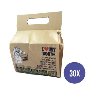 Combideal - I Love My Dog - Hondenpoepzakje - Bundel 3x 10 Stuks