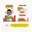 Blauw, Geel, Rood, Wit
