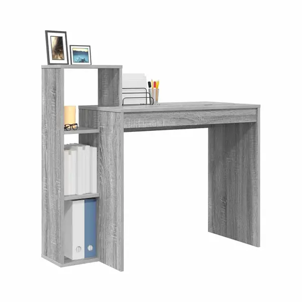 VidaXL Schreibtisch Graues Sonoma 100 X 40 X 90 Cm Holzwerkstoff thumbnail